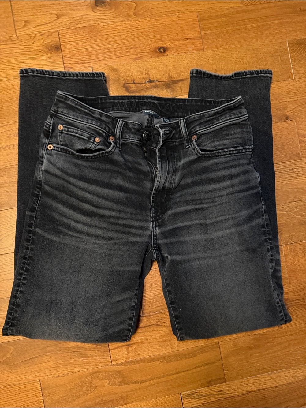 Men’s American Eagle Air Flex Black Wash Jeans - 30x32